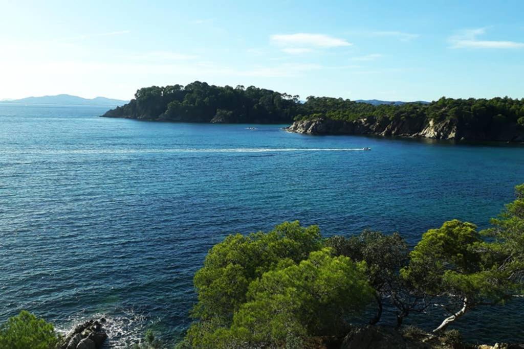 T2 Clim Parking, Entre Nature Et Plage Hyeres Bagian luar foto